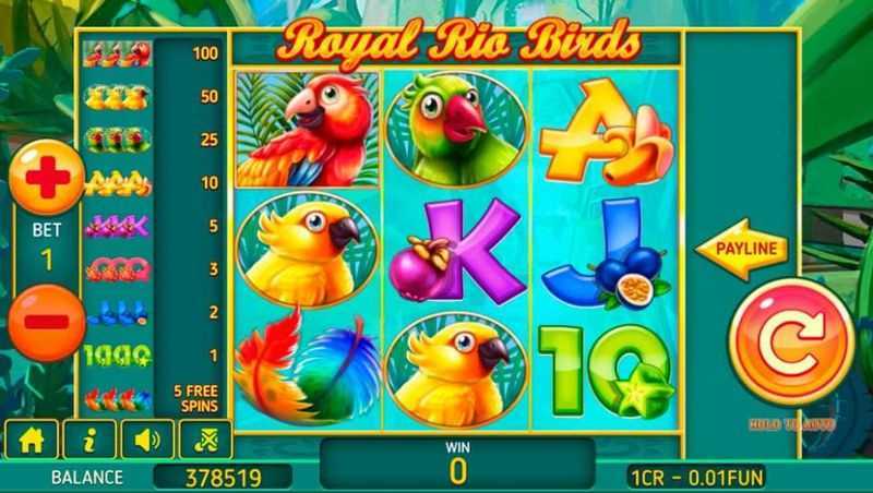 Play Lucky Tropical Birds (3x3) by Inbet Games