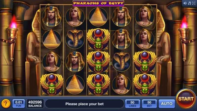 Play Pharaohs Of Egypt by Inbet Games