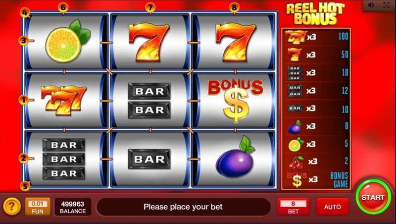 Play Reel Hot Bonus by Inbet Games