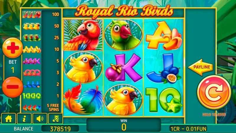 Play Royal Rio Birds (3x3) by Inbet Games