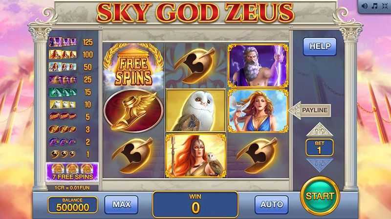 Slot Sky God Zeus (3x3)