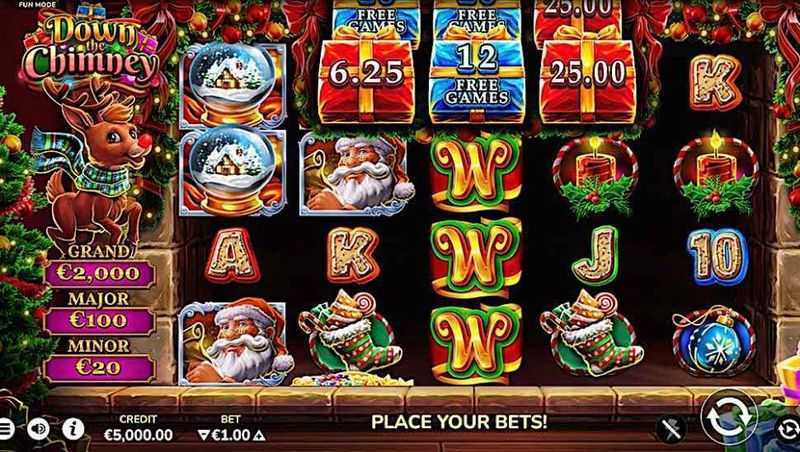 Play Down the Chimney by Indigo Magic in this thrilling online casino game. 