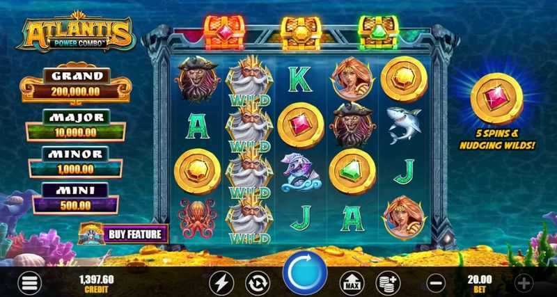Play Atlantis Power Combo by Infinity Dragon Studios
