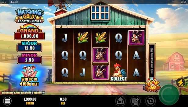 Slot Hatching Gold! Rooster's Riches