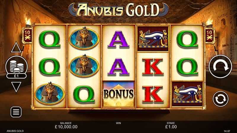 Play Anubis Gold Jackpots by Inspired Gaming