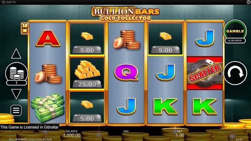 Play Bullion Bars Gold Collector by Inspired Gaming
