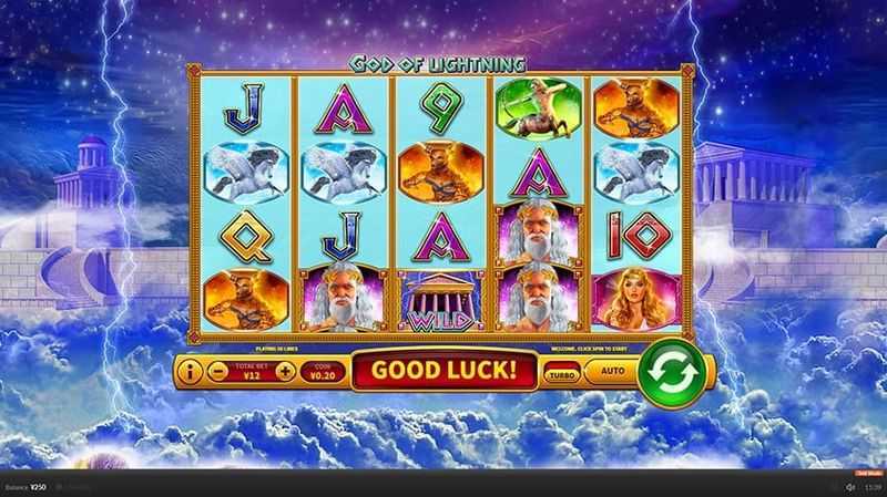 Play God of Lightning by Inspired Gaming