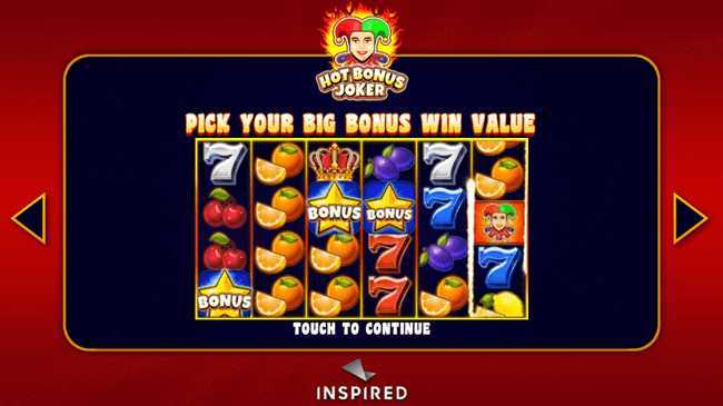 Play Hot Bonus Joker by Inspired Gaming