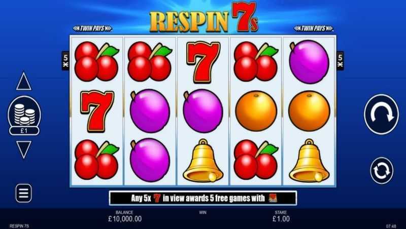 Respin 7s Inspired Gaming Respin 7s Inspired Gaming