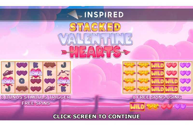 Play Stacked Valentine Hearts by Inspired Gaming