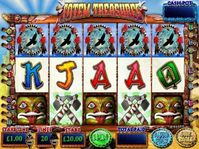 Play Totem Treasures by Inspired Gaming