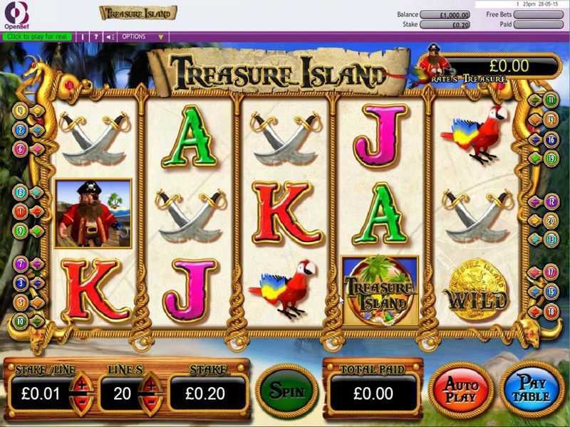 Play Treasure Island by Inspired Gaming