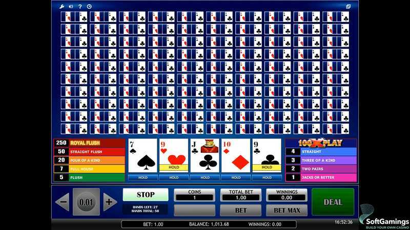 Play 100x Play Poker by Isoftbet