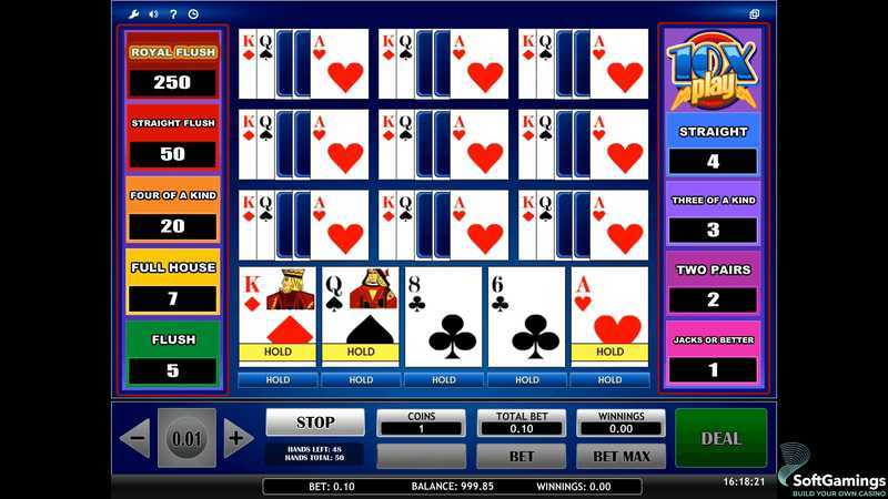 Play 10x Play Poker by Isoftbet