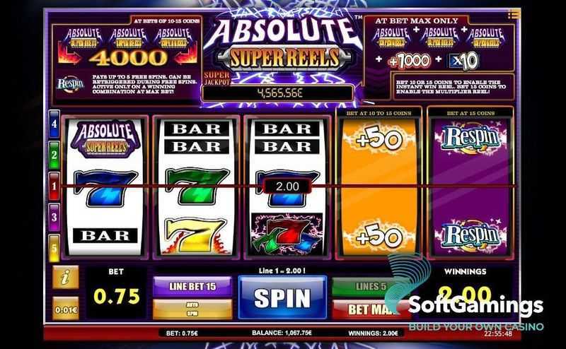 Play Absolute Super Reels by Isoftbet