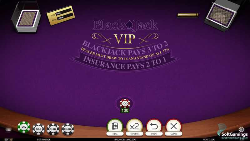 Play Blackjack MH by Isoftbet