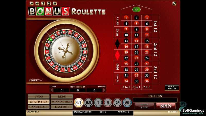 Play Bonus Roulette by Isoftbet