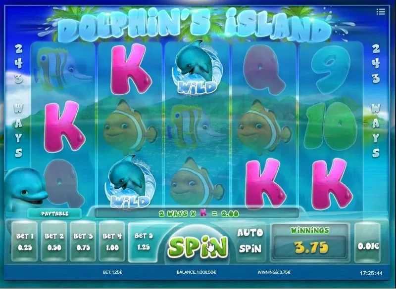 Play Dolphin's Island by Isoftbet