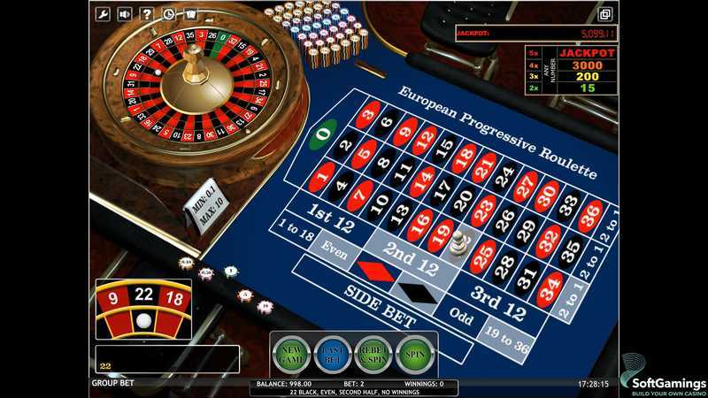 Play European Progressive Roulette by Isoftbet