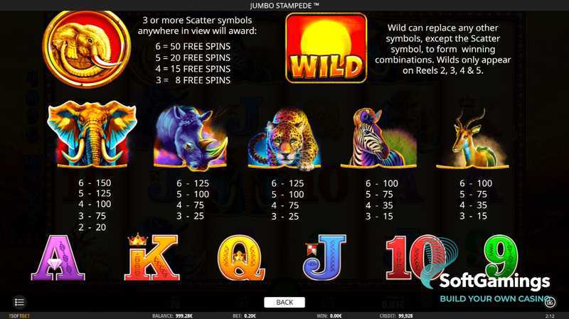 Jumbo Stampede iSoftBet Jumbo Stampede iSoftBet