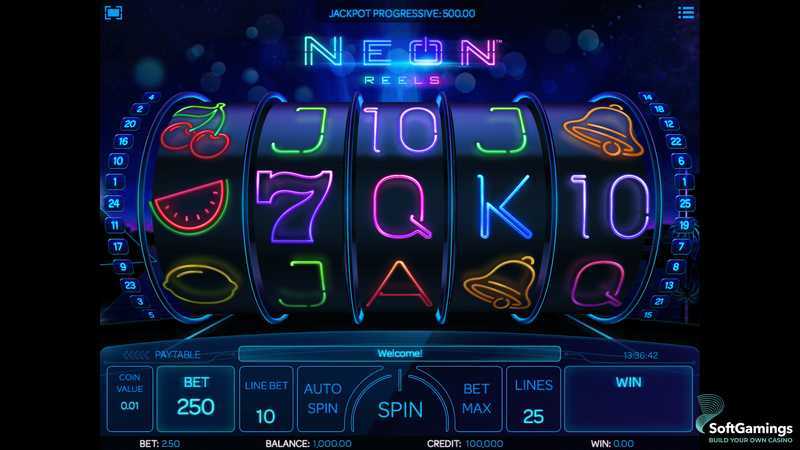 Play Neon Reels by Isoftbet