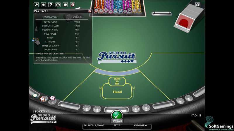 Play Poker Pursuit by Isoftbet