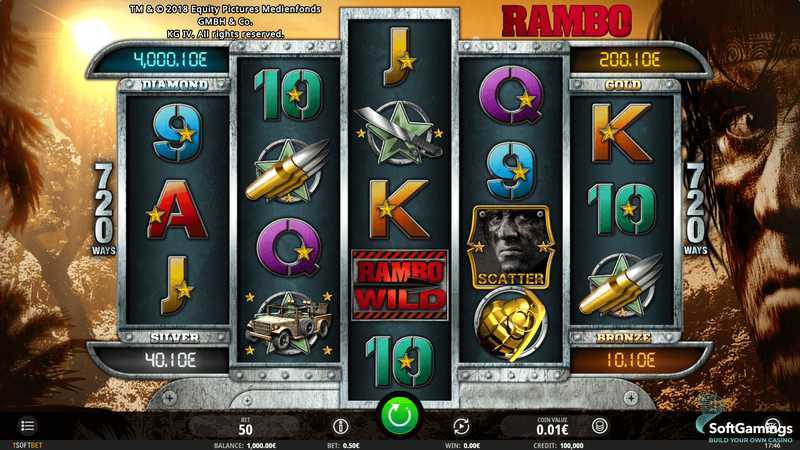 Play Rambo by Isoftbet