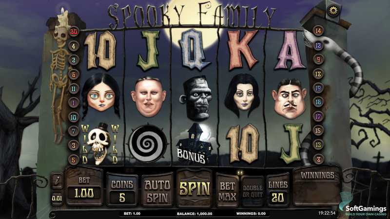 Play Spooky Family by Isoftbet