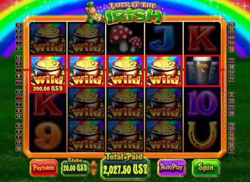 Play Lucky of the Irish by Jackpot Software