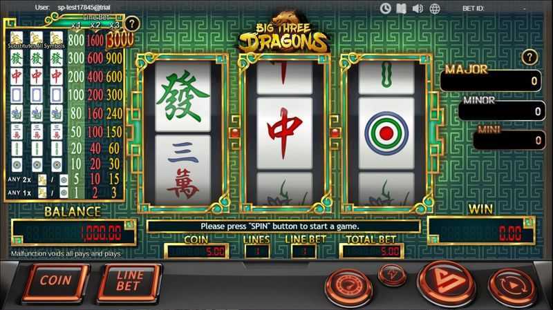 Play Big Three Dragons by Jdb