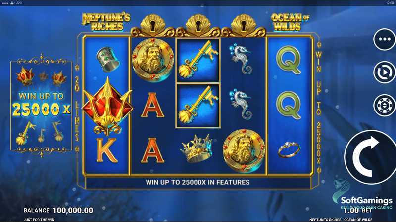 Play Neptune’s Riches: Ocean Of Wilds by Justforthewin
