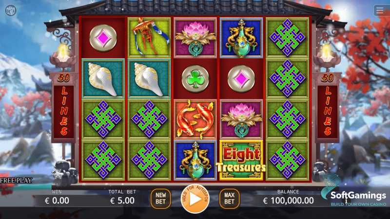 Play Eight Treasures by Ka Gaming