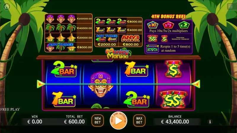 Play Monkey Maniac by Ka Gaming