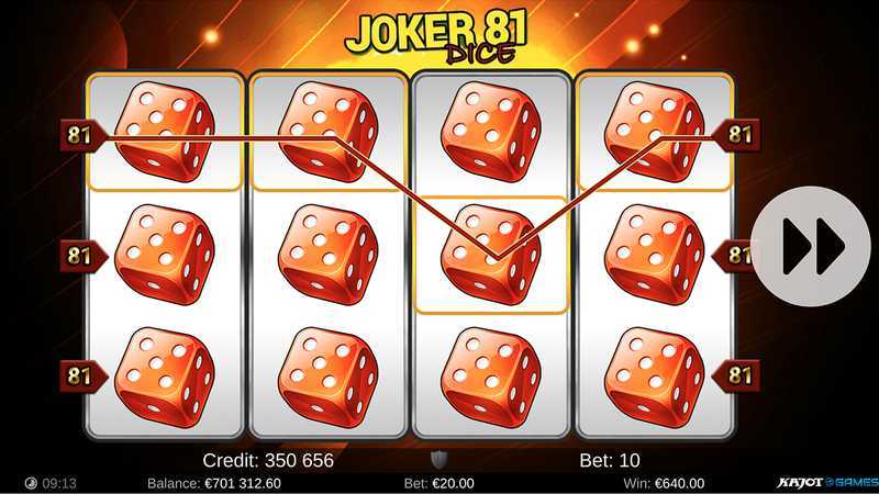 Play Joker 81 Dice by Kajot