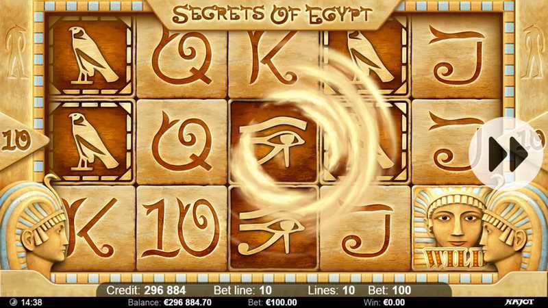 Play Secrets of Egypt by Kajot