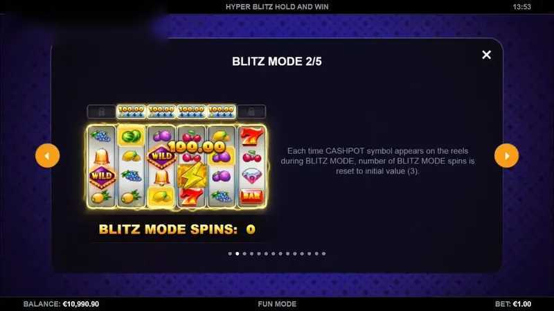Slot 9 Blazing Cashpots 50k