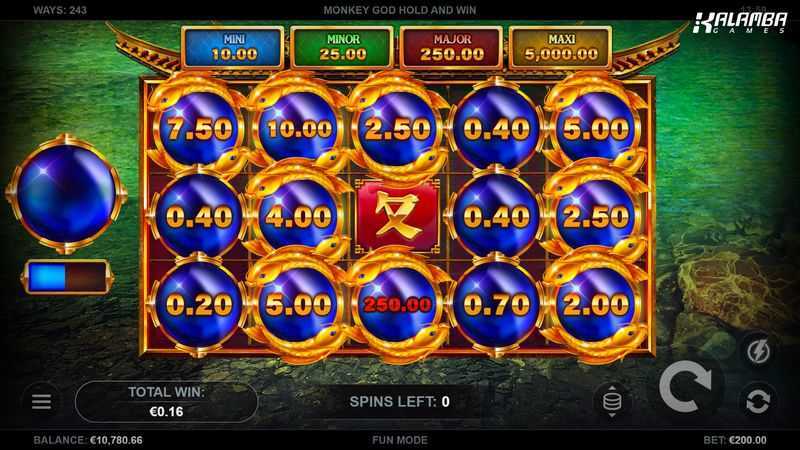 Slot Monkey God Hold and Win