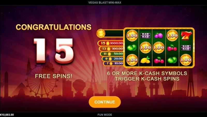 Play Vegas Blast Mini-max by Kalamba Games