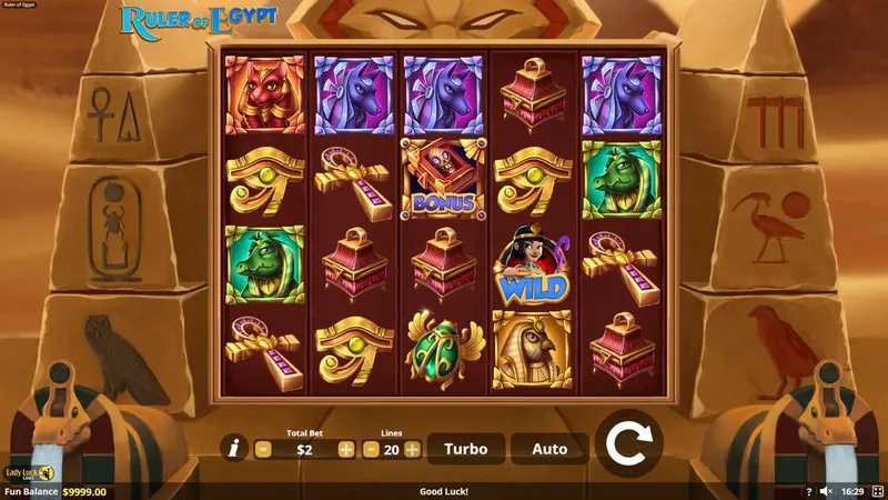 Play Ruler of Egypt by Lady Luck Games