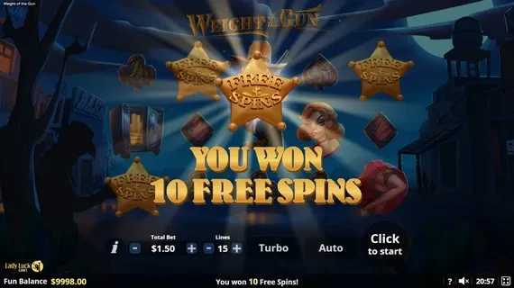Play Weight of the Gun by Lady Luck Games