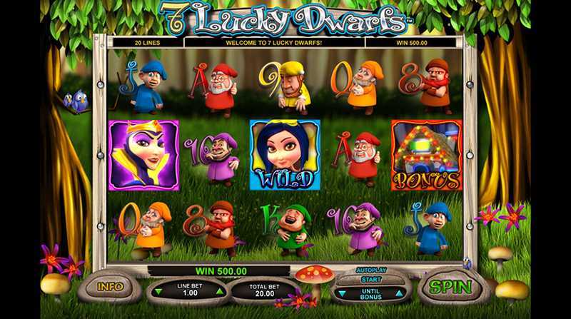 Play 7 Lucky Dwarfs by Leander Games