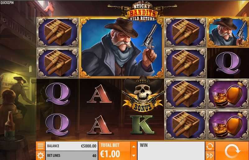 Play Wild Bandits by Leander Games