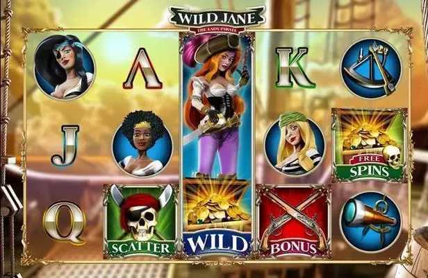 Play Wild Jane, the Lady Pirate by Leander Games