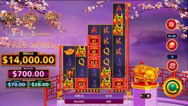 Slot Cash Falls Huo Zhu