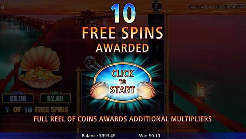 Slot Cash Falls Island Bounty