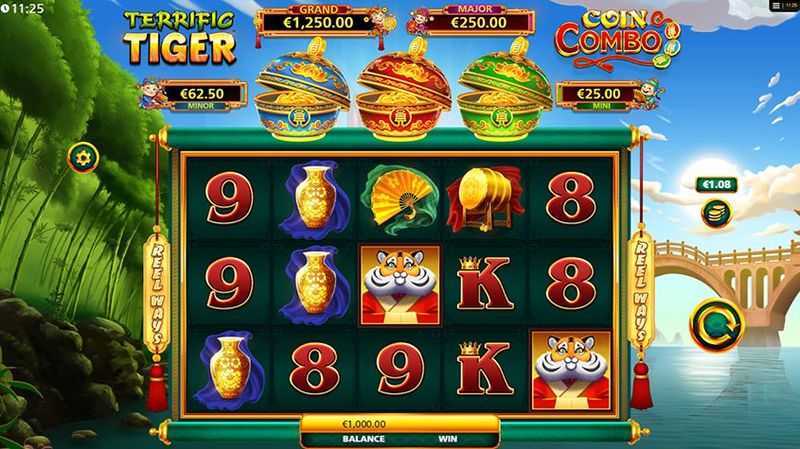 Slot Terrific Tiger Coin Combo