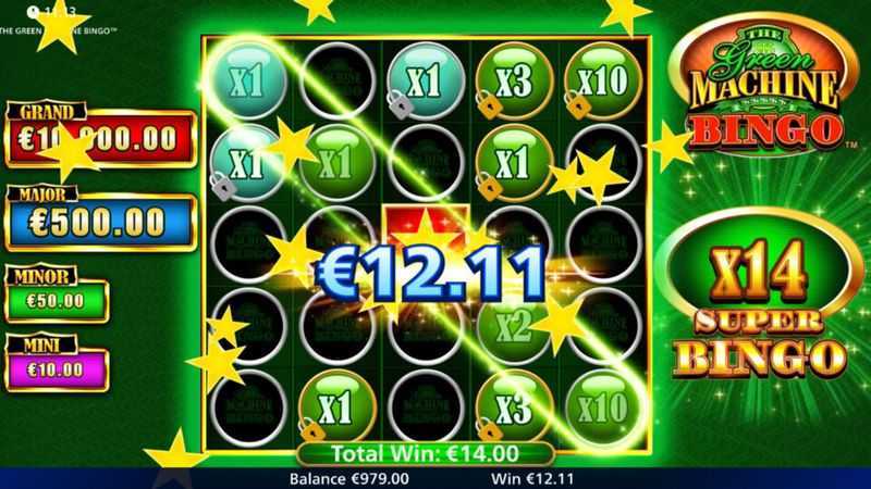 The Green Machine Bingo The Green Machine Bingo