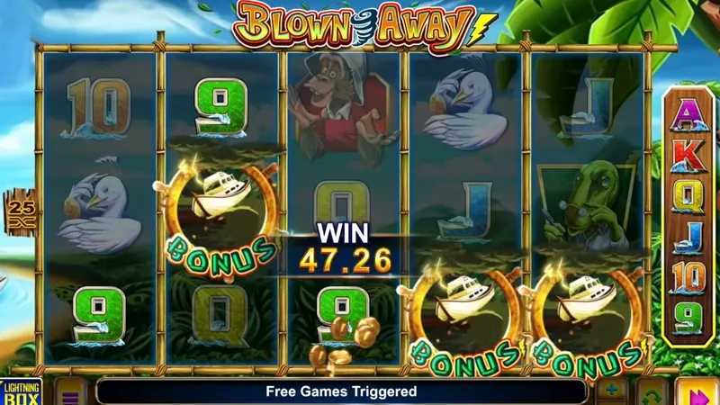 Play Blown Away by Lightning Box