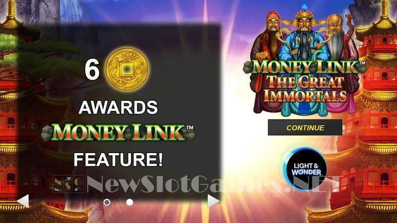 Play Money Link The Great Immortals by Lightning Box