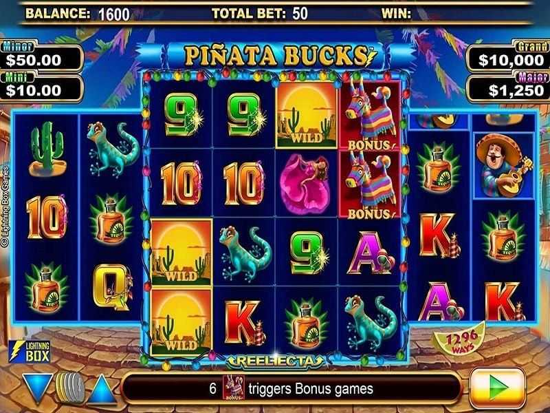 Play Pinata Bucks by Lightning Box